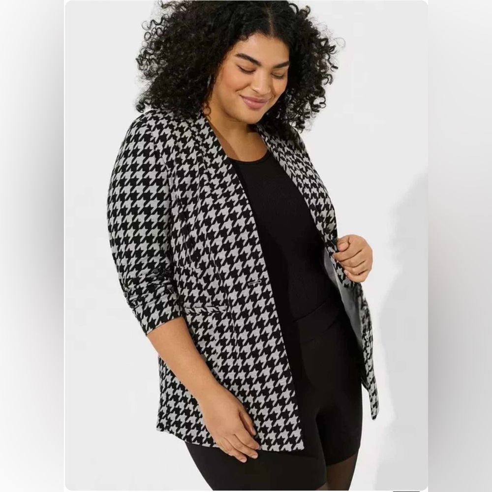 Torrid Plus Size Women's Patterned Blazer